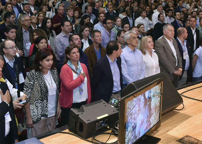 Dos ministros y tres altos consejeros acompañaron a Duque a Nueva York