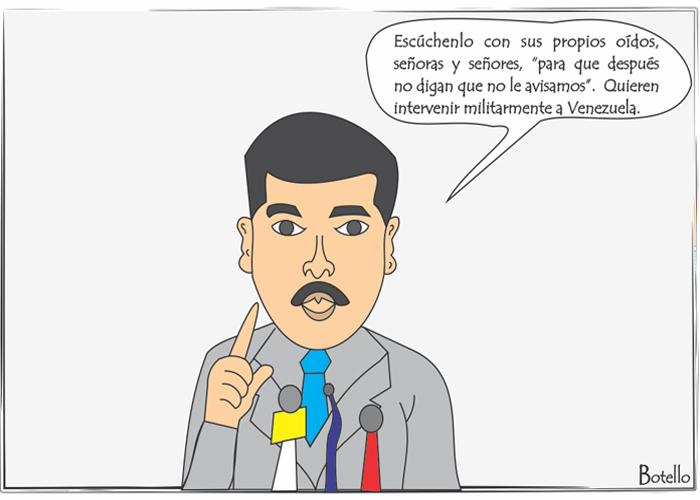 Caricatura: el discurso de Maduro