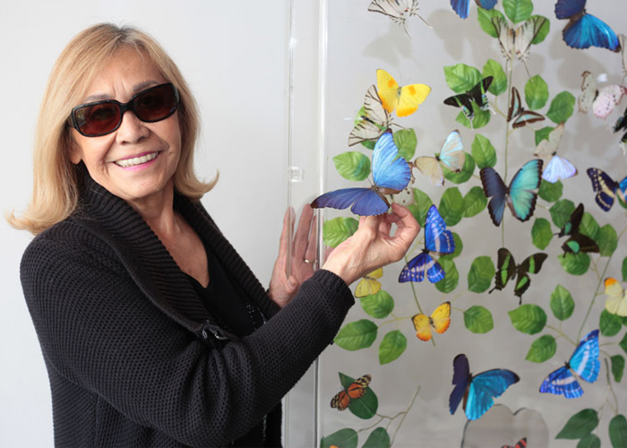 Rosie Mendoza, la artista que inmortaliza a las mariposas