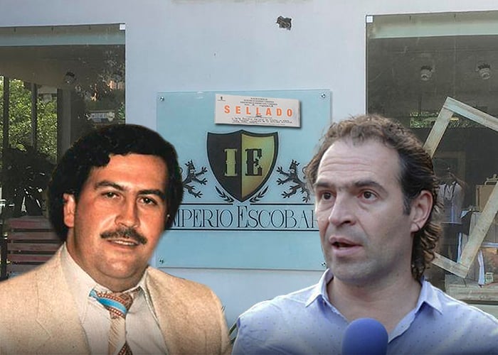 El derrumbe del museo Pablo Escobar en Medellín