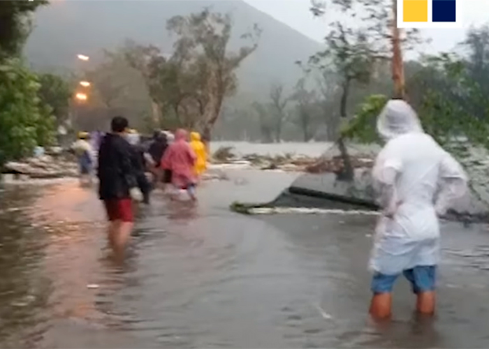 VIDEO: Los estragos en Hong Kong que causó el Tifón Mangkhut