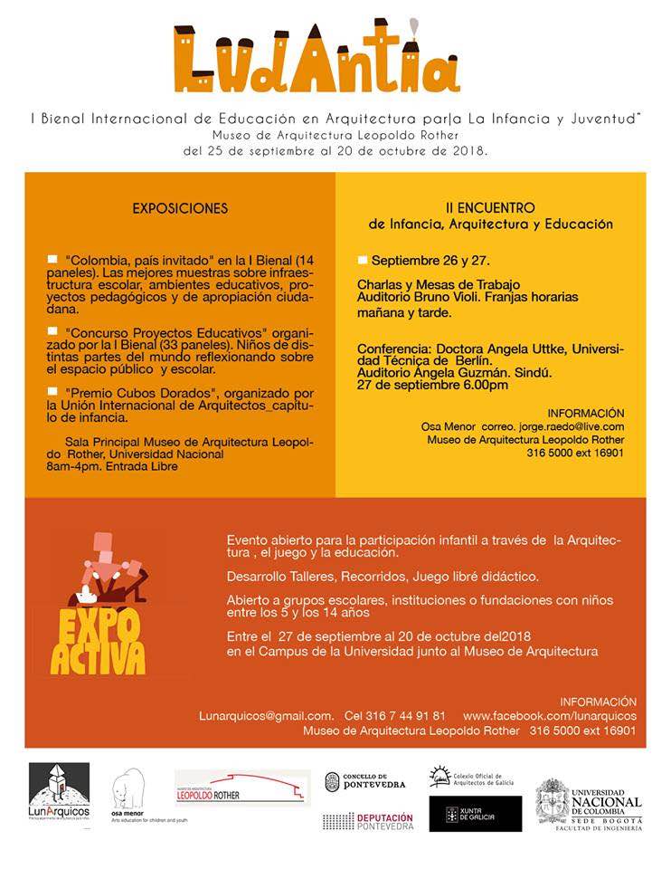  - Inició Ludantia, la primera bienal de educación en arquitectura para niños y jóvenes