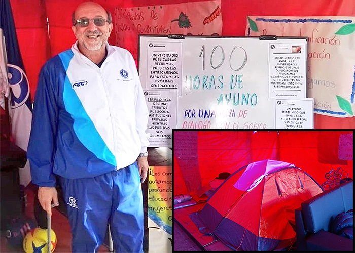 El exrector de la Pedagógica pone a prueba su salud para sumarse a la defensa de la U pública