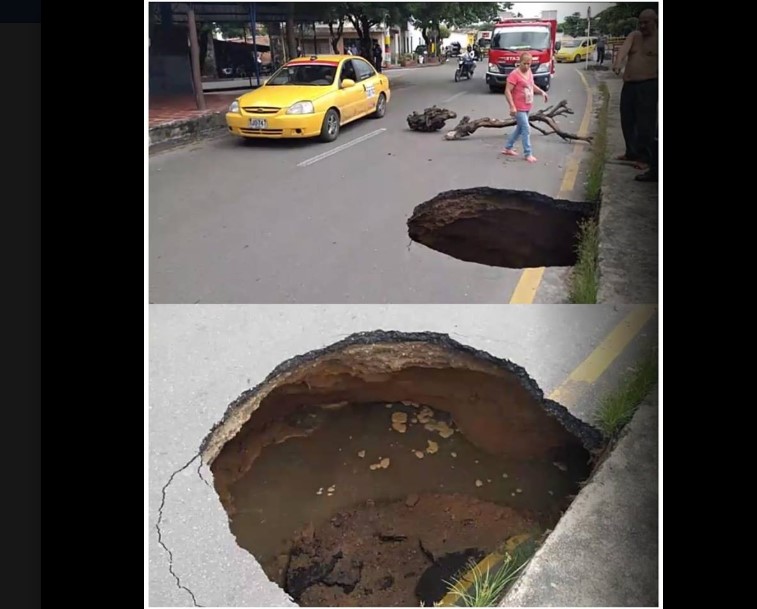 En las calles de Cúcuta está el hueco más grande de Colombia