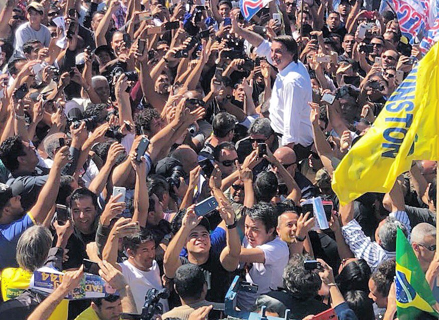 Barrió  el exmilitar Bolsonaro pero no le dio para ganar la presidencia del Brasil