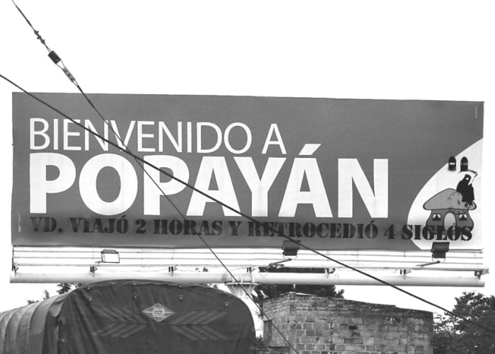 Grafitis ridiculizan a poderosos de Popayán