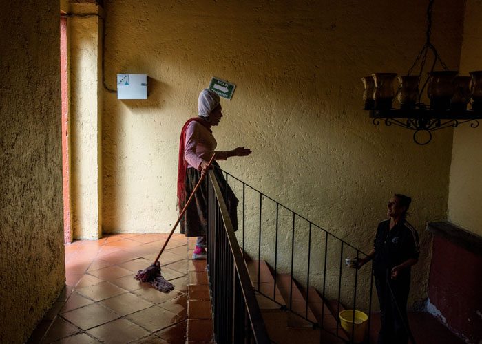 En la actualidad hay 16 residentes en la casa.