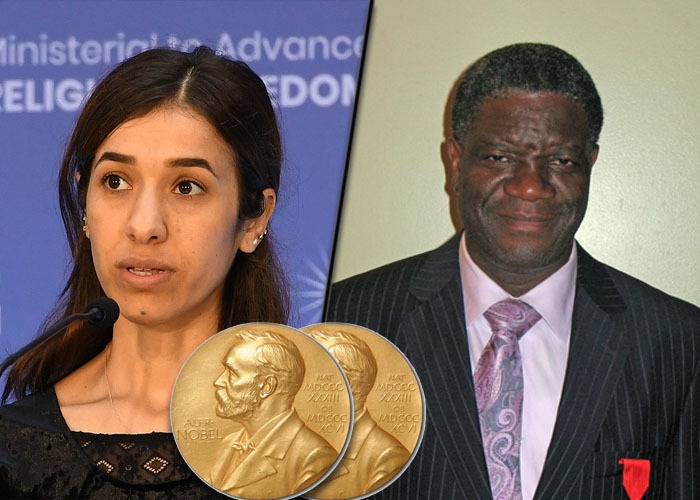 Denis Mukwege y Nadia Murad, nobeles de paz por su lucha contra la violencia sexual como arma de guerra