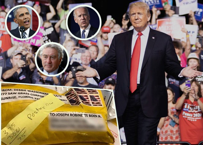 Los paquetes bomba que tienen en alarma a Trump