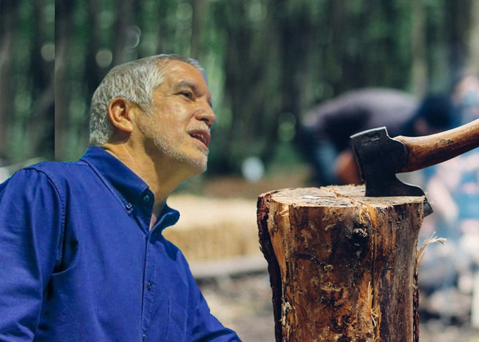 Peñalosa, el alcalde leñador