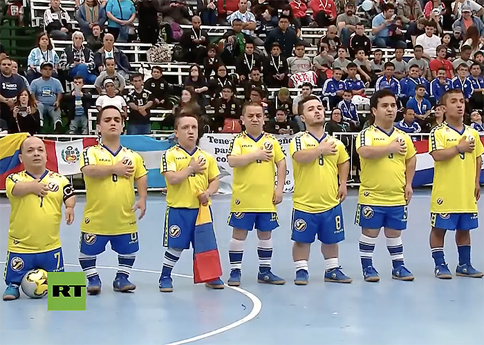 Video Goleada argentina al equipo de enanos colombianos