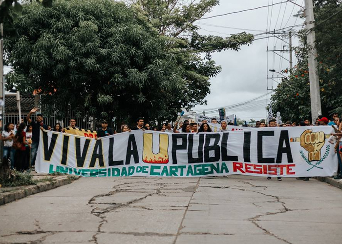 Movimiento estudiantil, una fuente de esperanza para los problemas de Cartagena