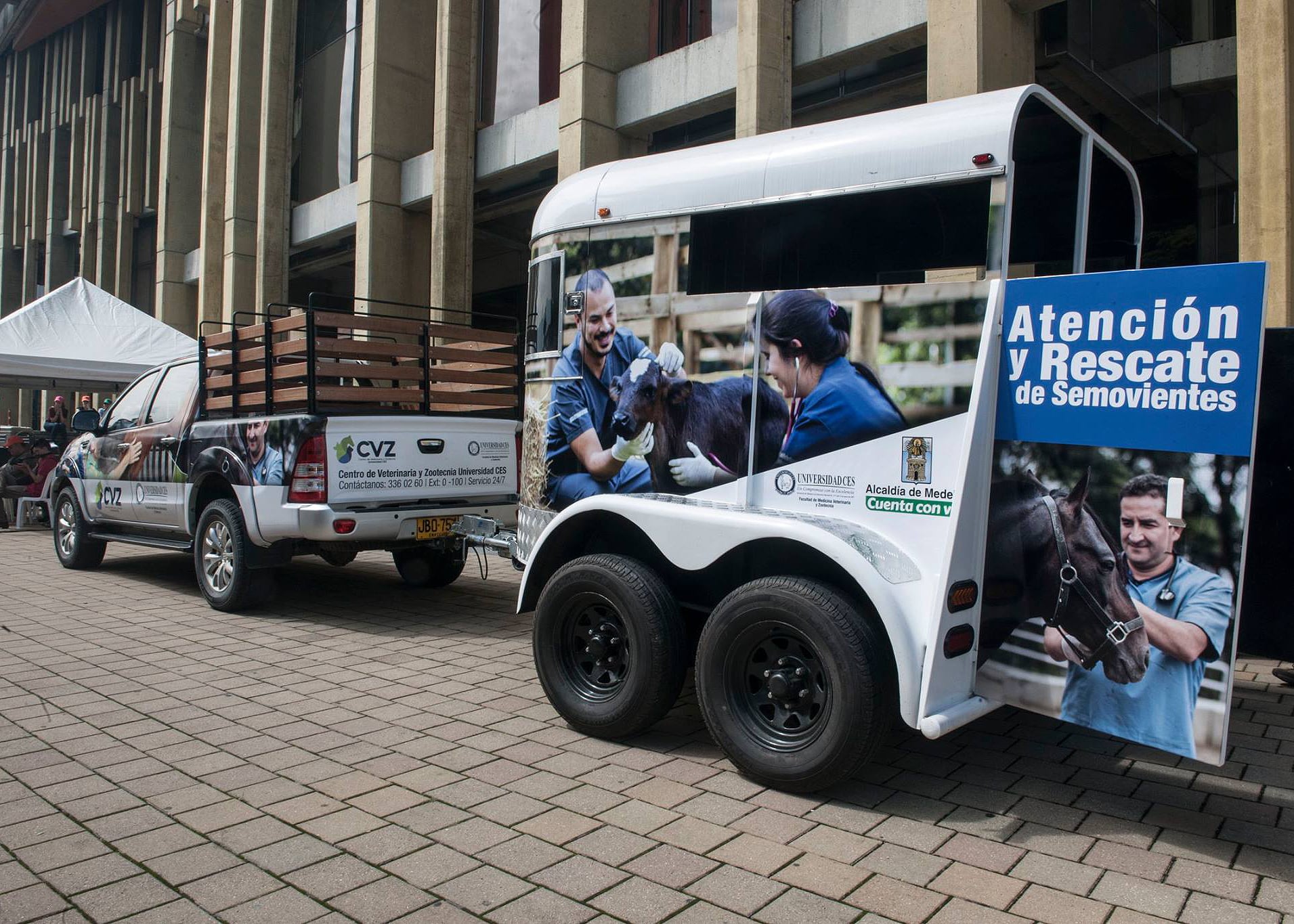 Los animales paisas cuentan con ambulancia propia