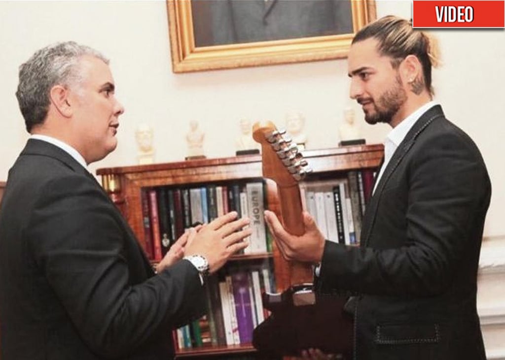 “Gracias señor Presidente por estos momentos tan especiales”: Maluma