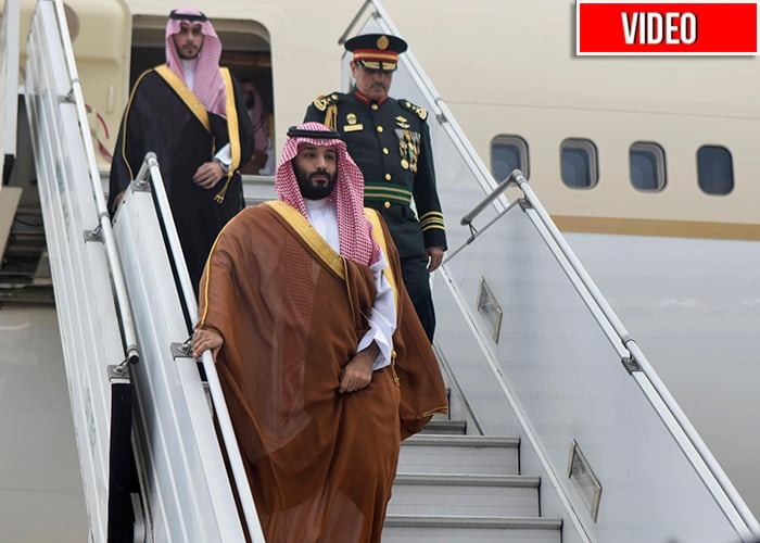 La ampulosa llegada del príncipe árabe señalado de matar a Khashoggi