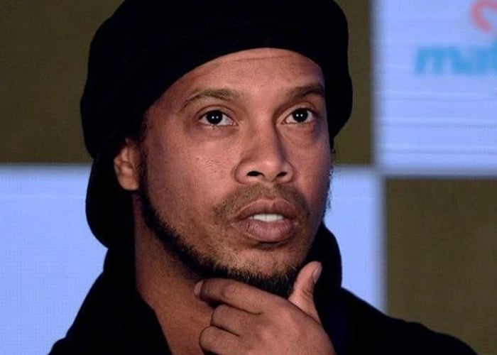 Ronaldinho se quedó sin un peso