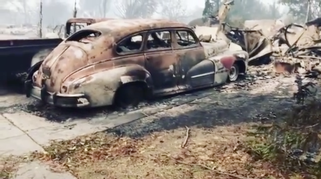Video: La devastación tras los incendios en California