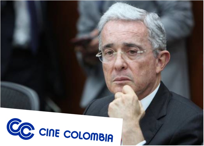 Uribe y su enérgico trino contra Cine Colombia