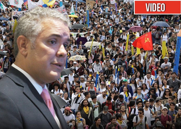 VIDEO: Así arrancaron las marchas que paralizan Bogotá