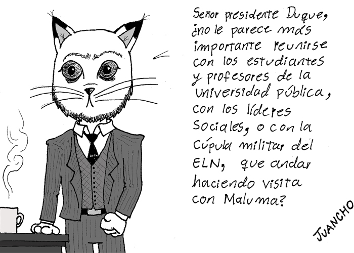 Caricatura: prioridades presidenciales