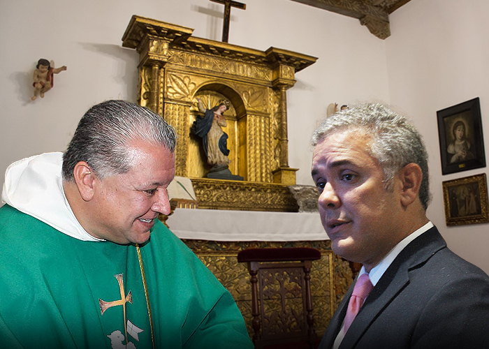 El capellán de Palacio que consuela a Iván Duque