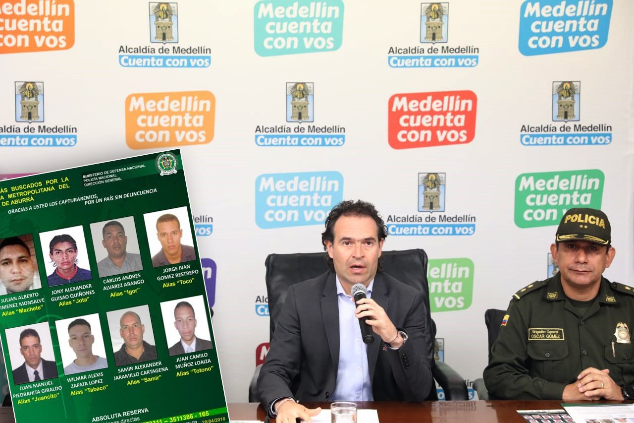 Con alias “Samir” ya son 122 los cabecillas capturados en Medellín