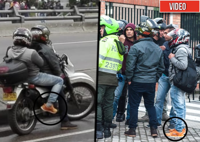 Así se movían los infiltrados de la Policía para romper la marcha estudiantil