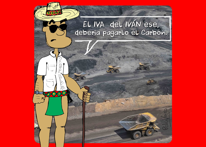 Caricatura: ¿y si el carbón nos financia en lugar del IVA?