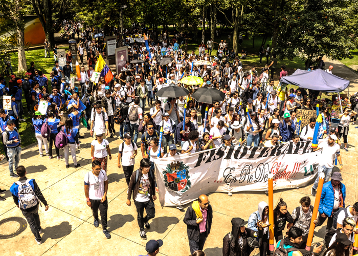 Ni de Petro ni de la izquierda, la protesta es de los estudiantes