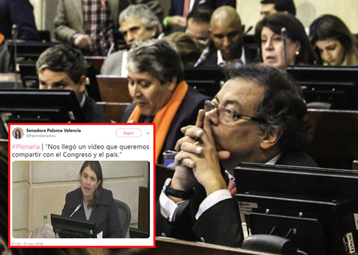La historia del VIDEO que le amargó el debate a Petro en el Congreso