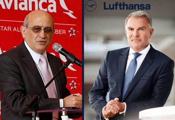 Abrazo de reconciliación entre Avianca y Lufthansa