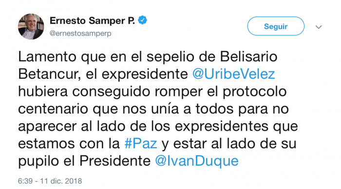 La movida de Uribe en el sepelio de Belisario Betancur - -- Las2orillas - La movida de Uribe en el sepelio de Belisario Betancur
