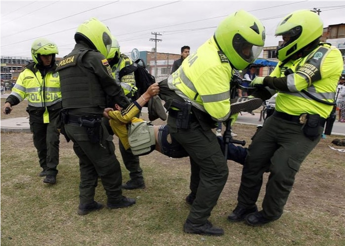 Video. Vuelve la brutalidad policial a Ibagué