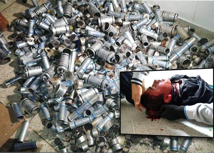 El impresionante arsenal que el Esmad usó para atacar los estudiantes de la Unicauca