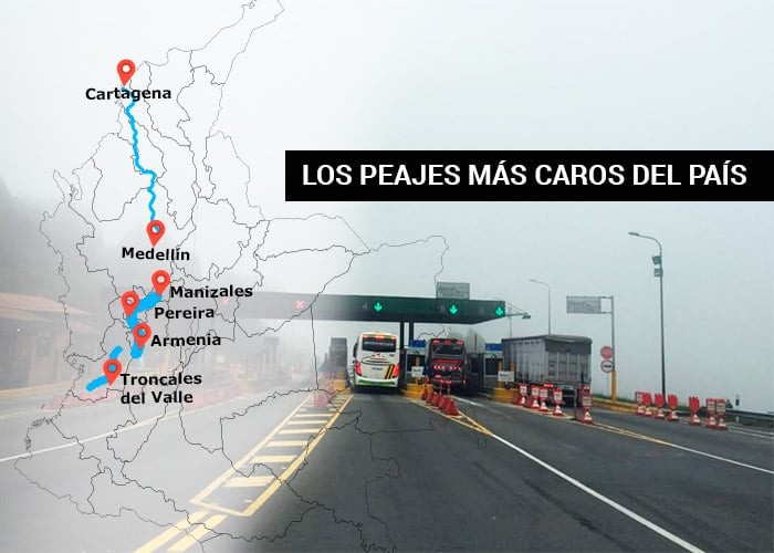 ¿Quién se queda con la plata de los peajes en Colombia?