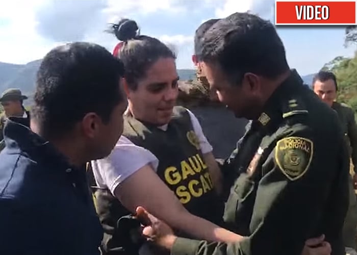 [VIDEO] Así fue la liberación de la sobrina de Gabo