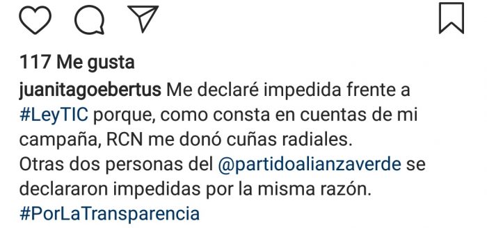  - La angustia de la mintic por su proyecto de ley que agoniza