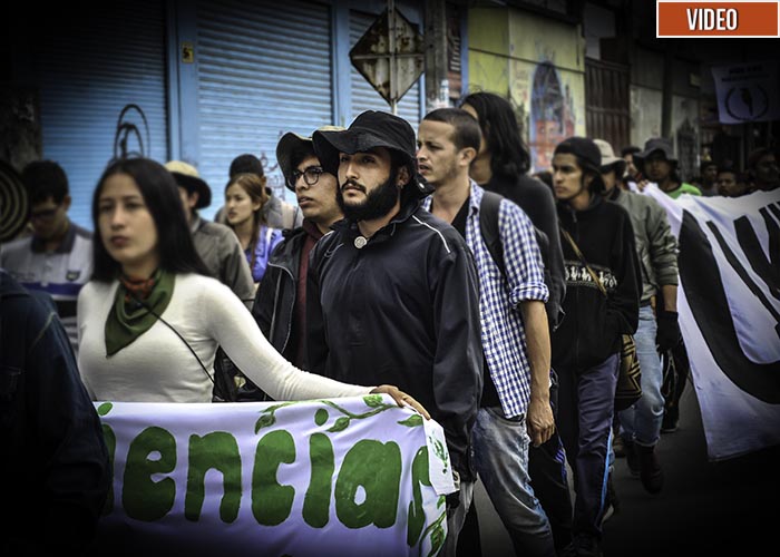 Así fue la marcha de 500 km del estudiante que se enfrentó a Uribe en el Congreso