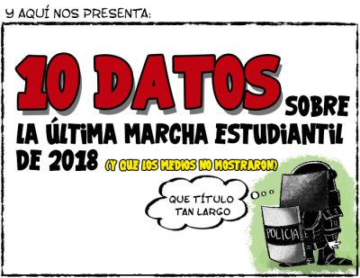  - Diez datos sobre la última marcha estudiantil
