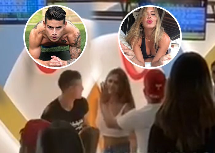 [Video] James Rodríguez en Santa Marta junto a la ex de Marc Anthony