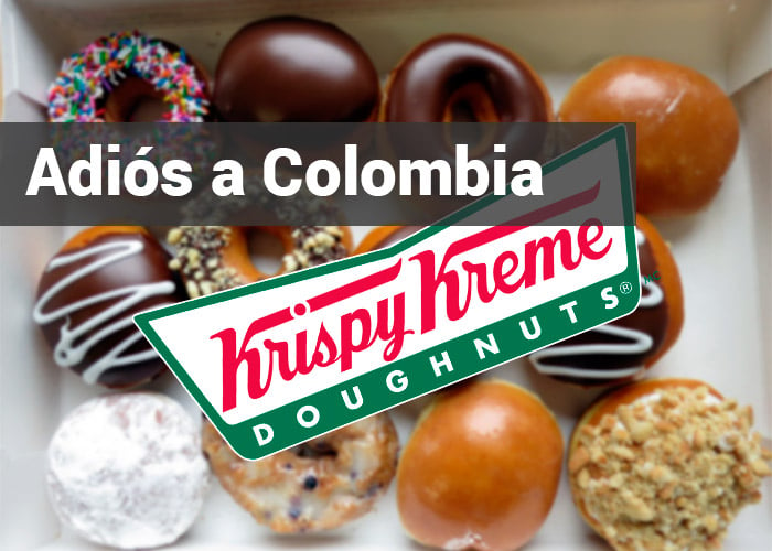 Krispy Kreme se va de Colombia