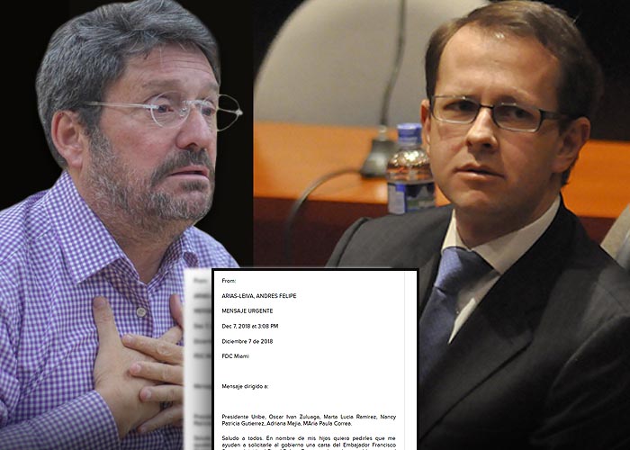 La carta de Andrés Felipe Arias que movió a Pacho Santos