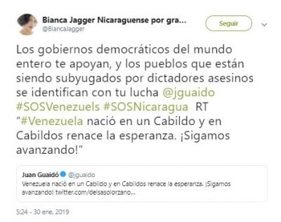  - El terremoto que cambió a la nicaragüense Bianca Jagger