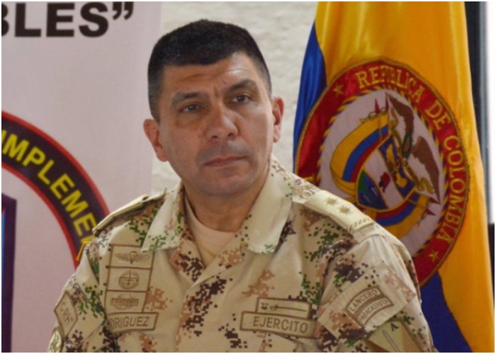 General Edgar A. Rodríguez, señalado en falsos positivos, encargado de frenar los asesinatos en el Bajo Cauca