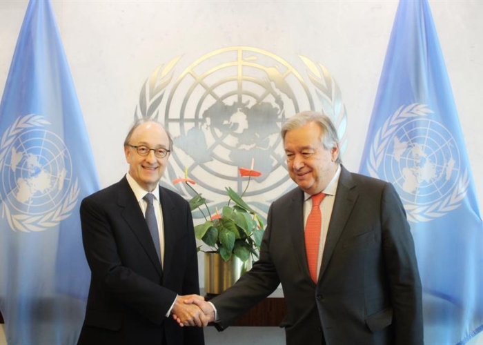 Guillermo Fernández de Soto empieza a moverse en la ONU
