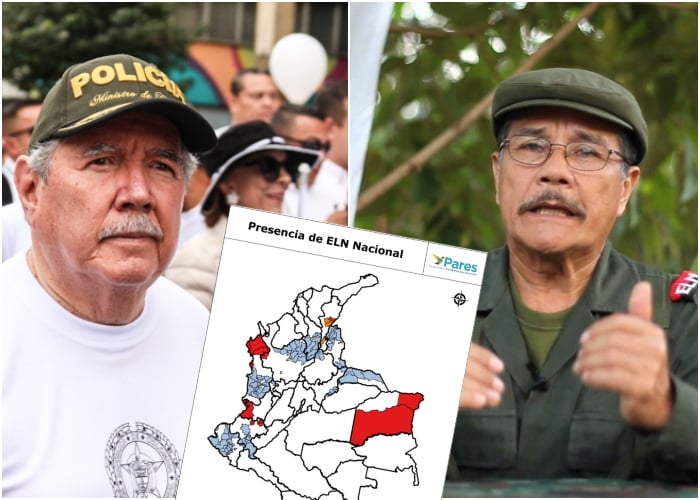 ¿Dónde está el ELN en Colombia?