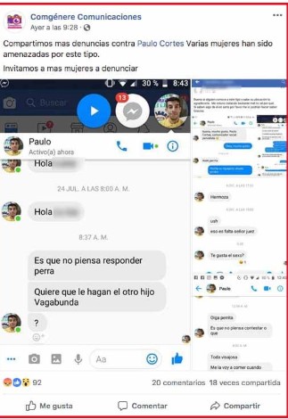  - "Oiga, perrita, la voy a violar por bandida"