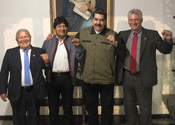 Los cinco presidentes que acompañan a Maduro