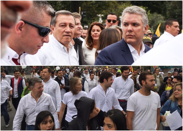 Juntos pero no revueltos en la protesta contra los violentos [FOTOS]