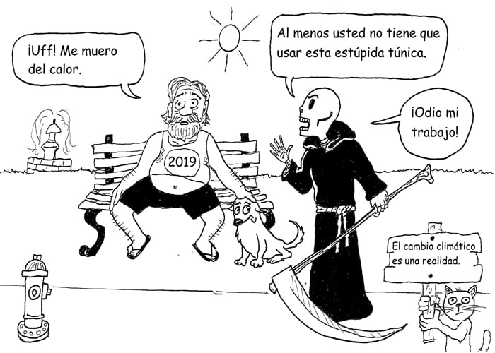 Caricatura: Cambio climático